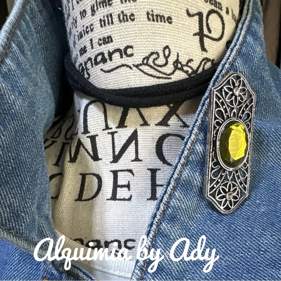 Alquimia by Ady Silver and Green Necklace - Picture 4 of 4